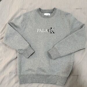 Palace x Calvin Klein (CK1) Crew in Light Grey Heather